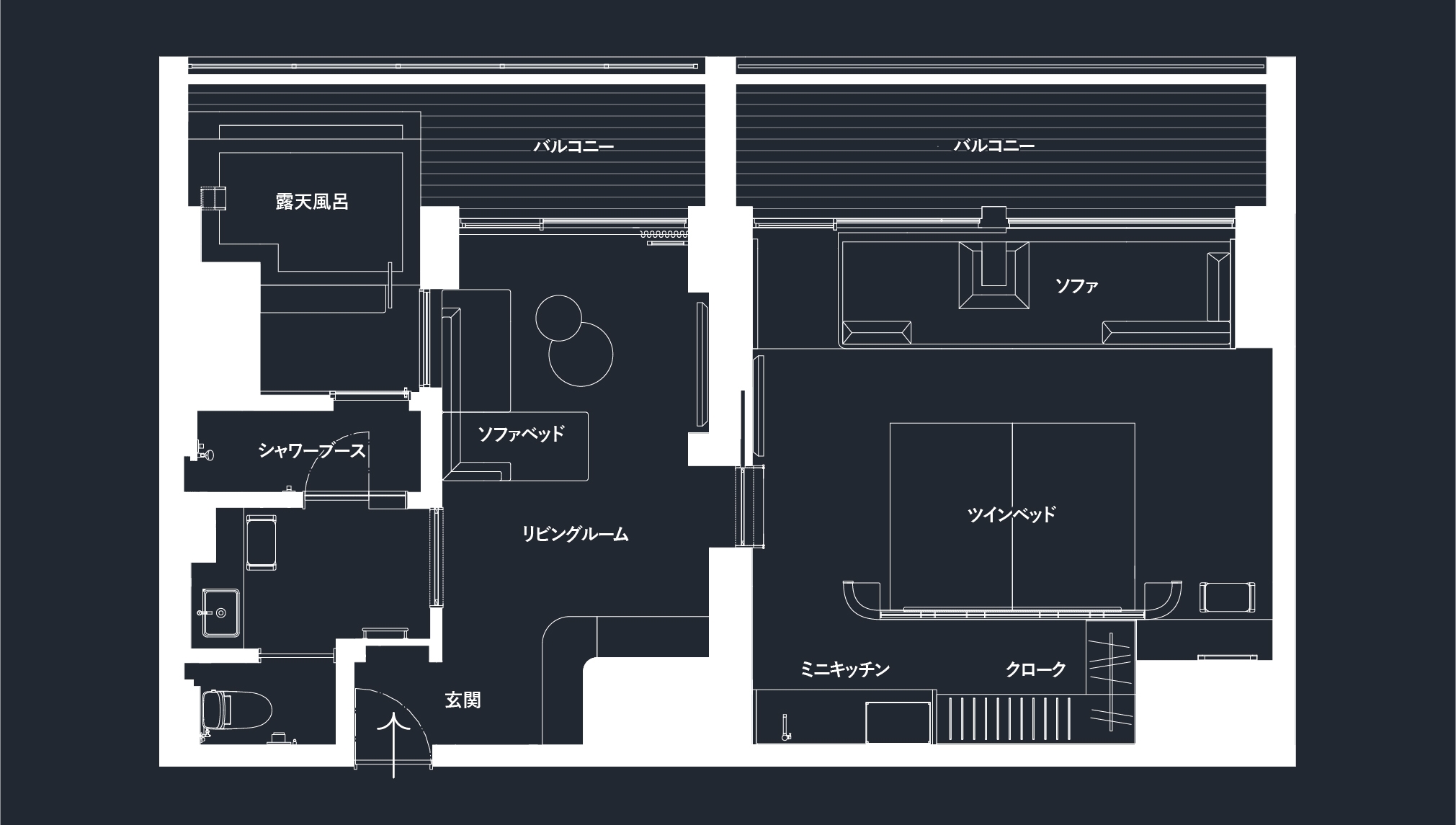 【2024年12月オープン】温泉露天風呂付客室「ハーバースパスイート TypeB」宿泊プラン