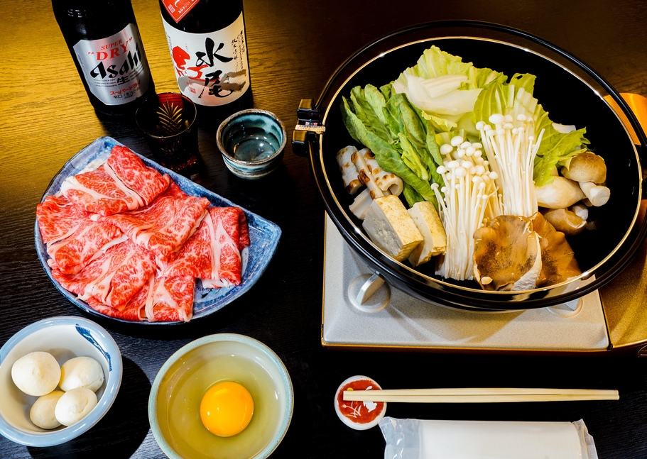 【二食付】外湯巡りと館内温泉で温泉を満喫！信州牛すき焼きを囲む夜＆お腹を満たす朝。駅送迎付(要予約)