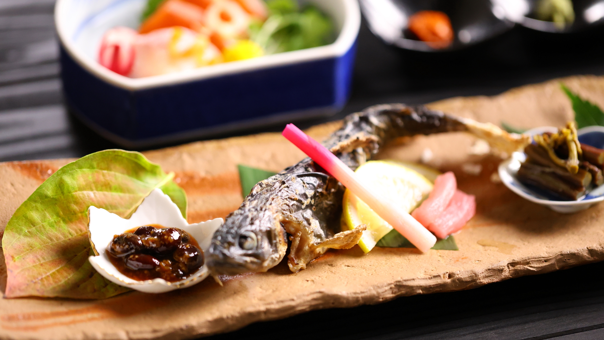 【夏季イメージ】川魚の塩焼き