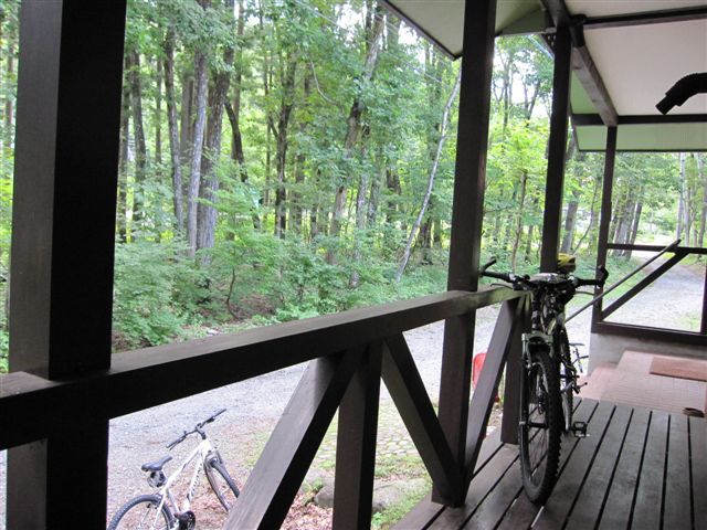 バルコニーから見た玄間前景色