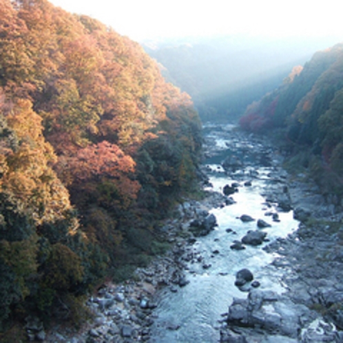 岩倉峡紅葉1