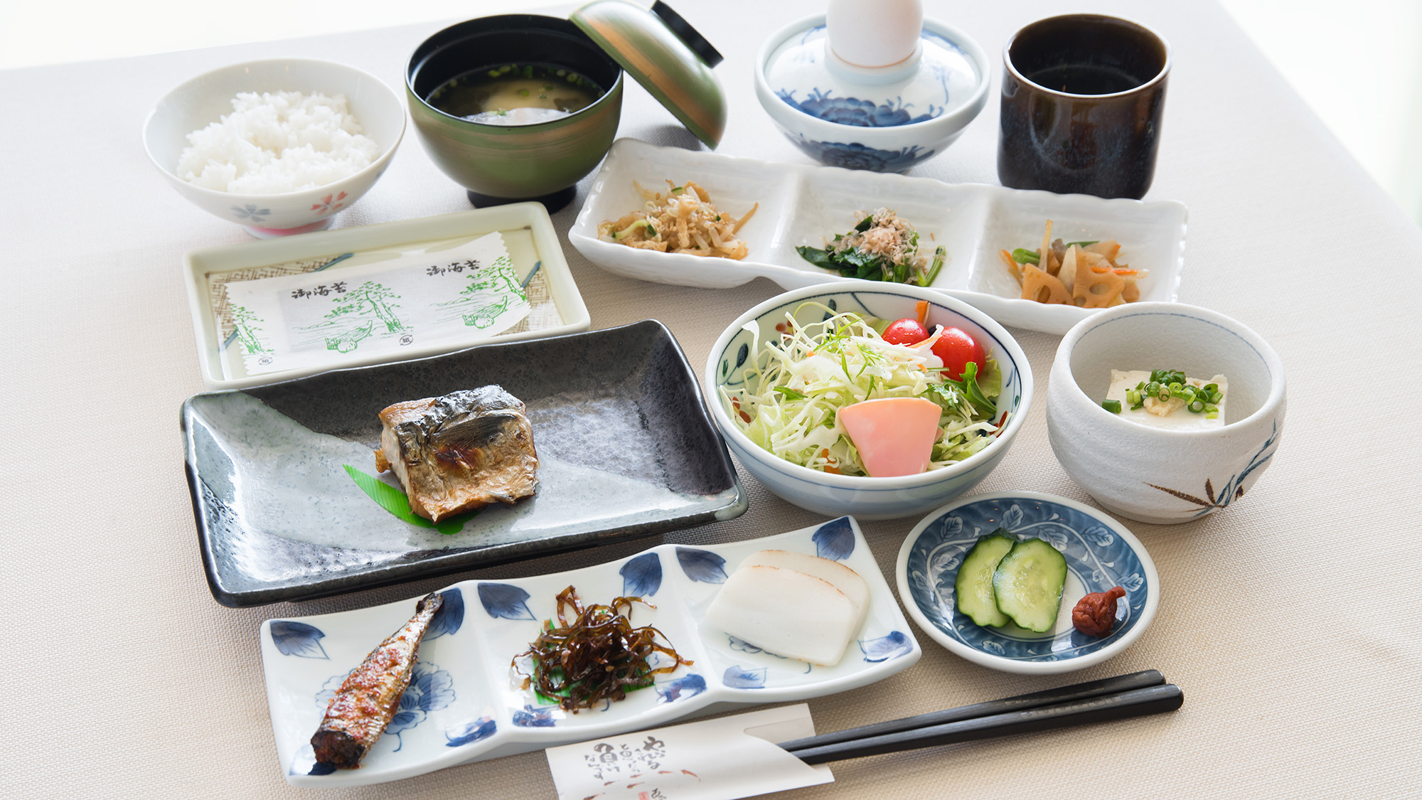 *【朝食一例】天草の恵みたっぷり！和朝食を召し上がれ♪