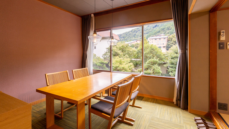 【山 荘】庭園側・シャワーブース・一般客室(和室10畳+洋間)