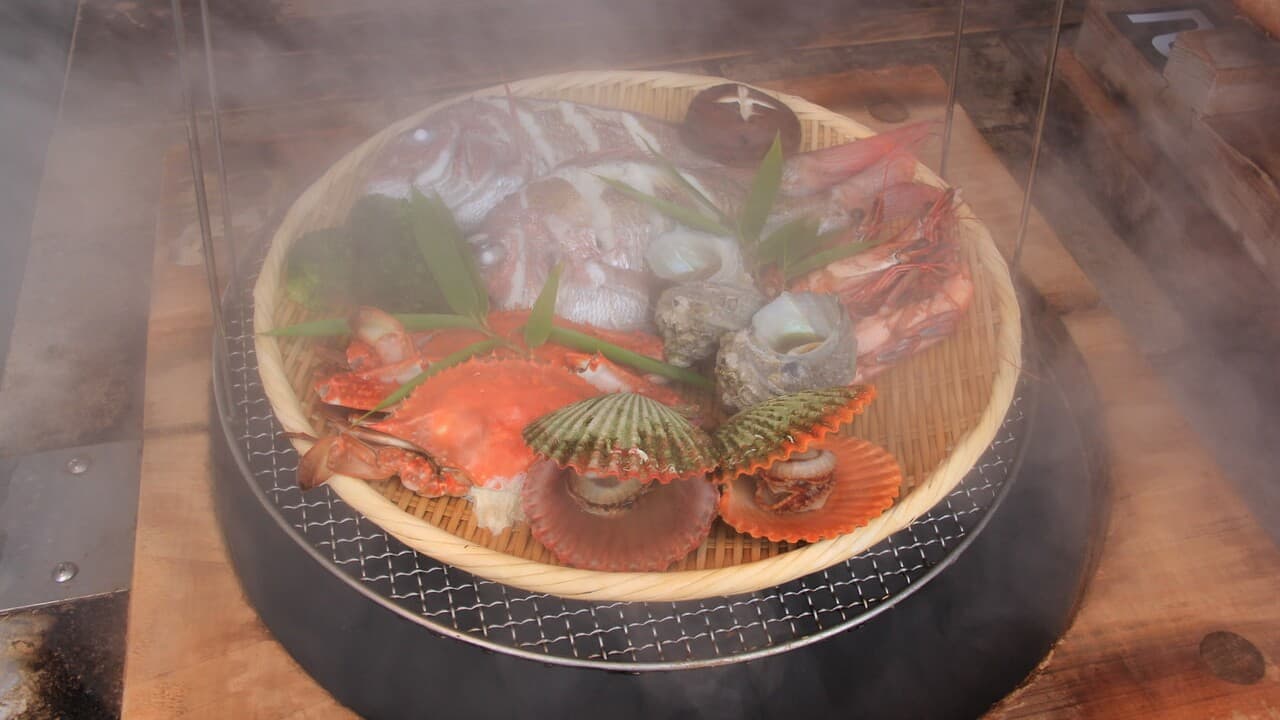 【名物】鉄輪温泉地獄蒸し料理