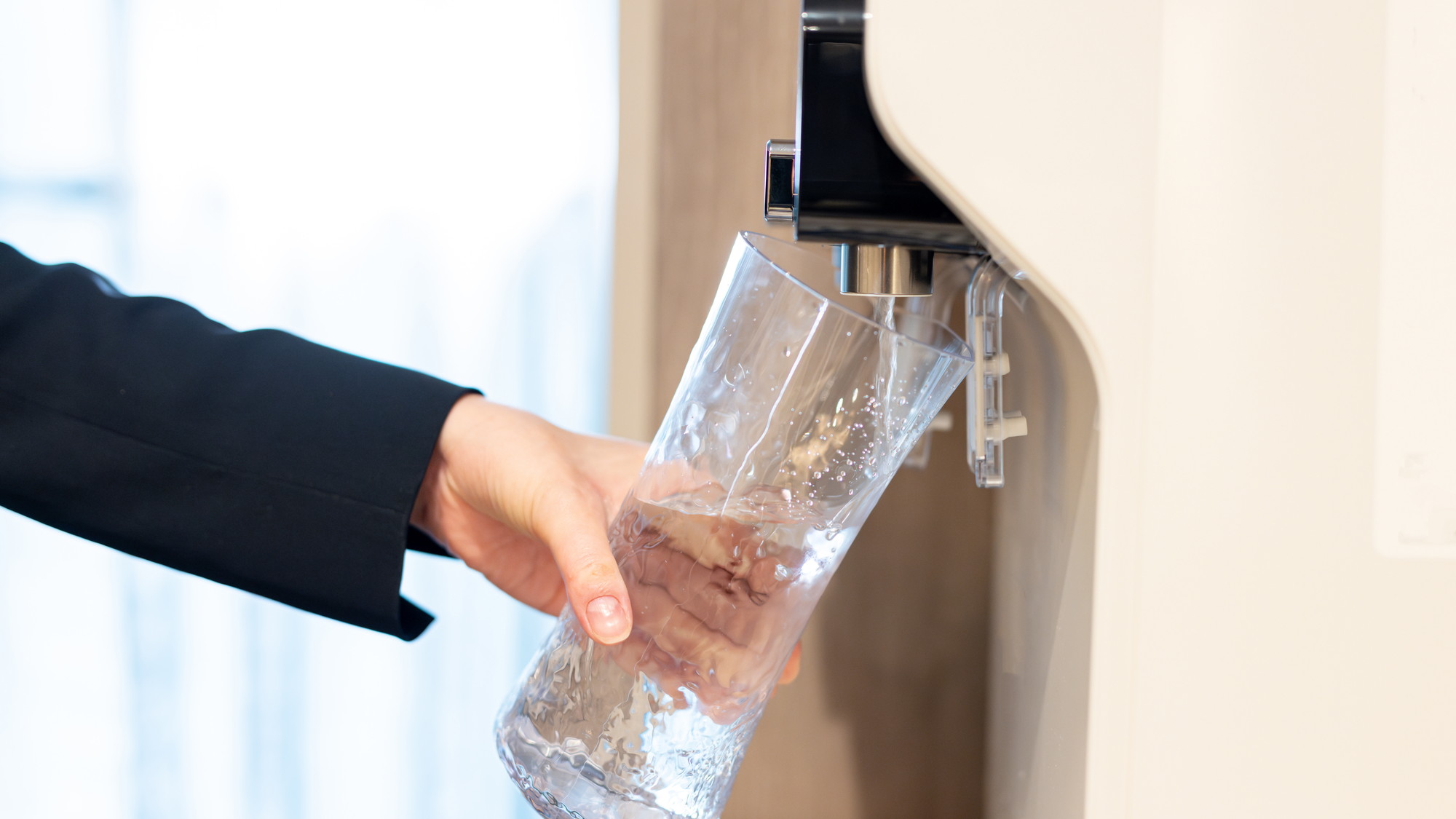 美味しいお水をいつでもお飲みいただけます