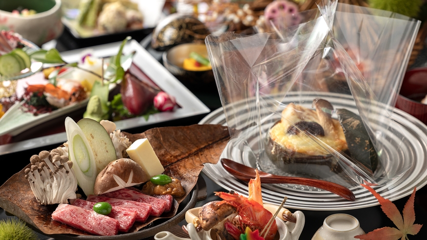 【5％OFF】【楽天スーパーSALE】総料理長おすすめ！季節の特撰会席＜1泊2食付＞