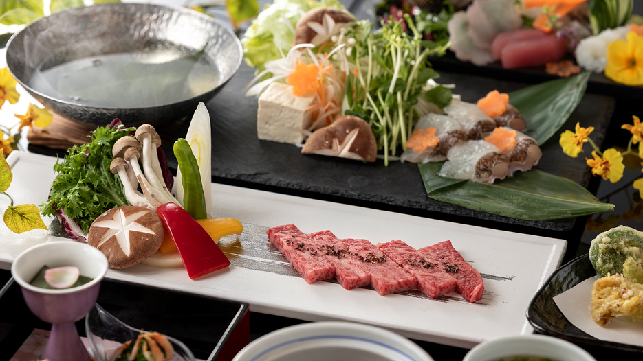 【ご夕食例】季節の特選会席※イメージ（時期によって変更する場合がございます）