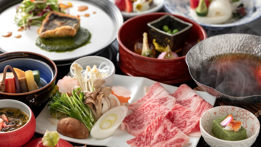 【１泊２食付】肉本来の”うまみ”を味わう！長崎の自然が育てた長崎和牛と旬彩会席