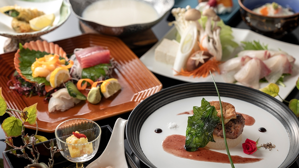 【10％OFF】【楽天スーパーSALE】総料理長おすすめ！季節の特撰会席＜1泊2食付＞