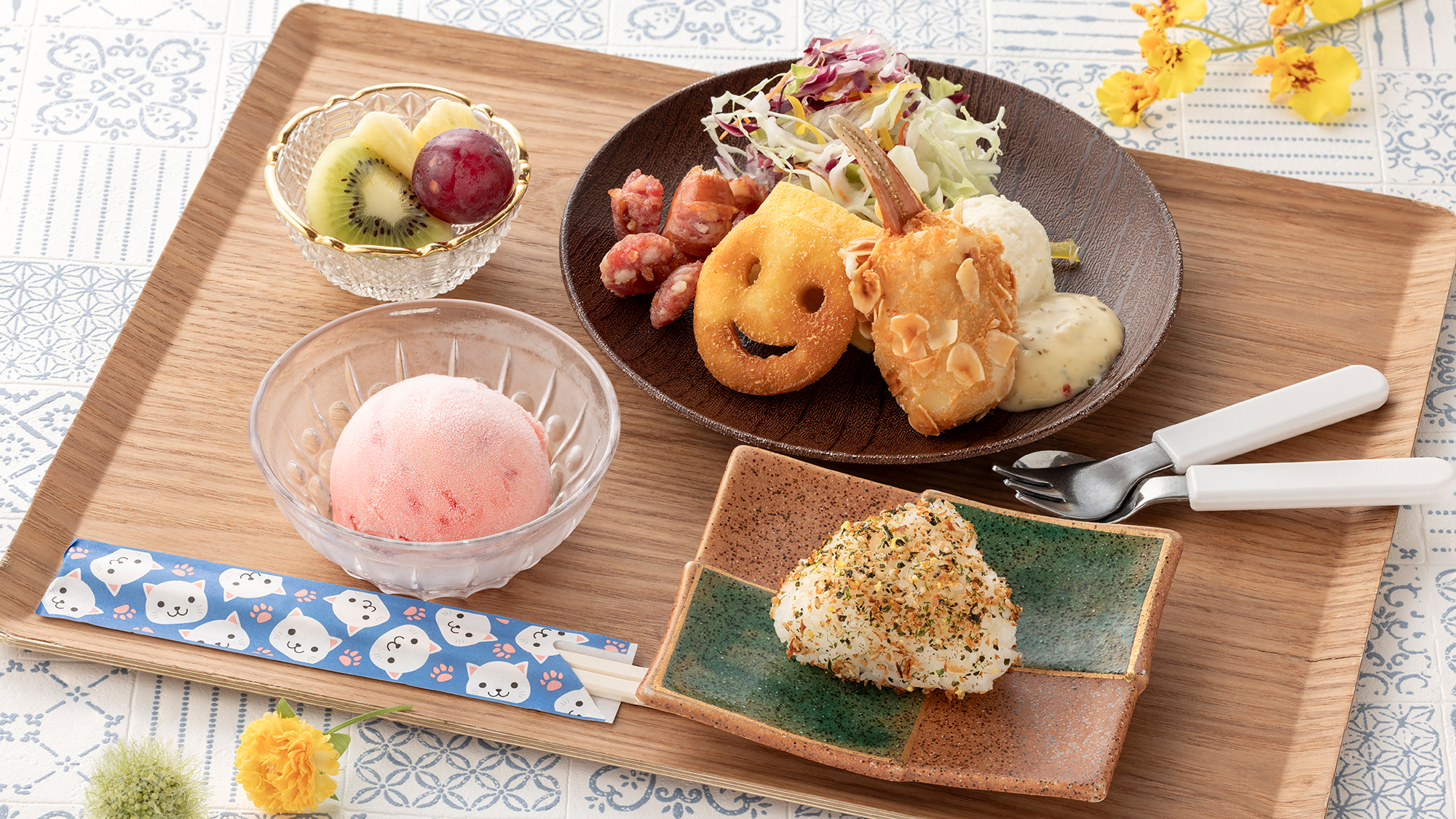 お子様朝食メニュー例（幼児） ※イメージ