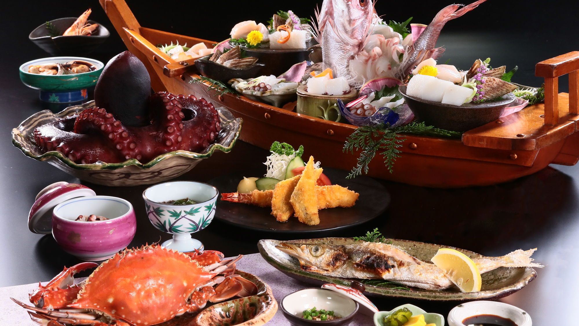 *【スタンダード】晴快荘の定番。海の幸を堪能！