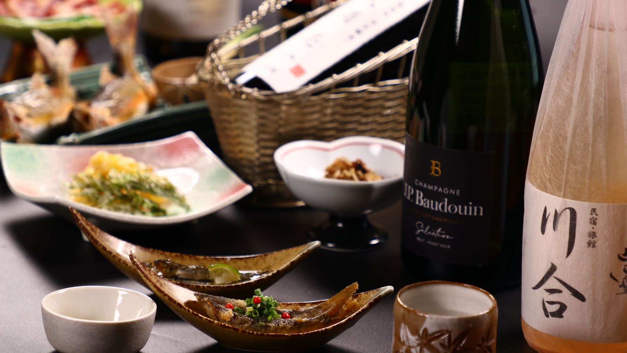 【夕食】ソムリエ厳選◇料理に合わせた上級ワインを楽しむー酒匠ーの一例*