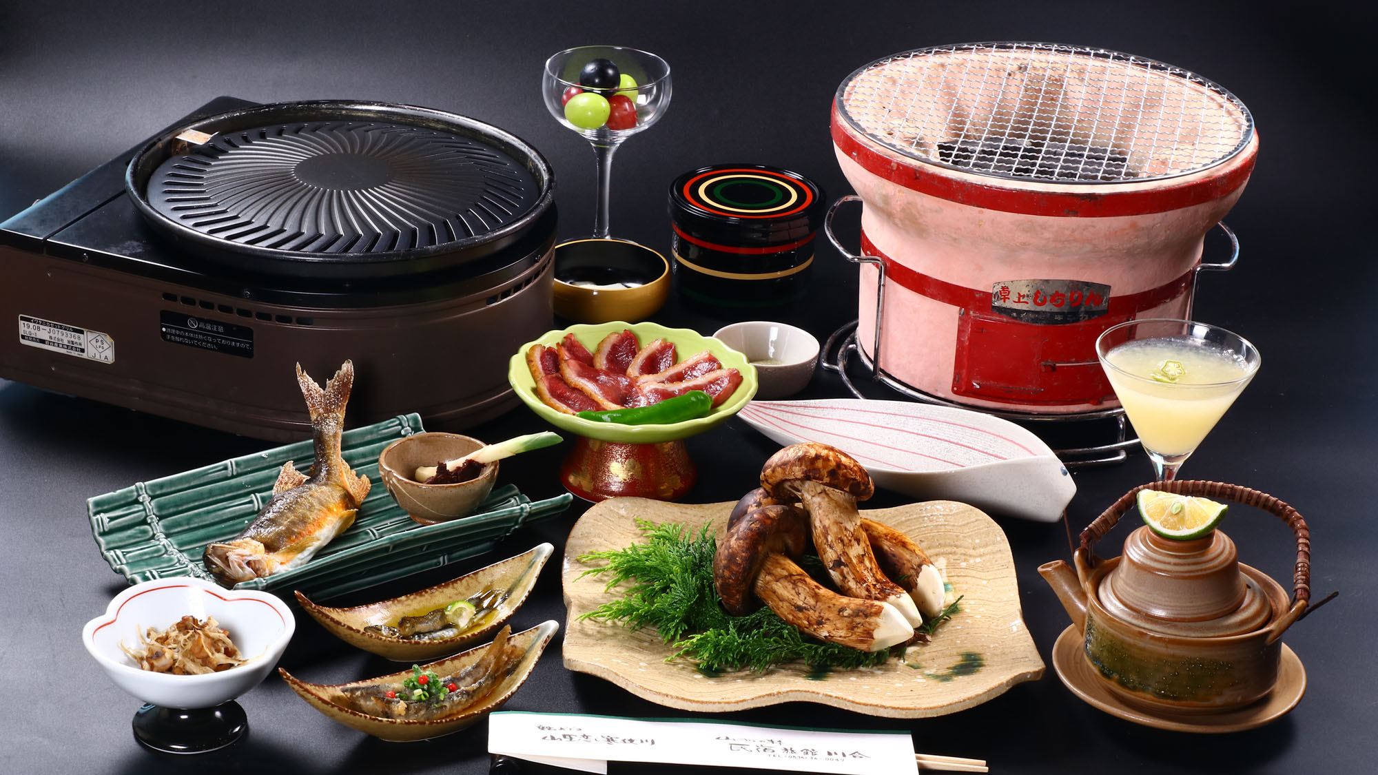 【夕食】季節限定◇豪華松茸尽くし会席ー松茸ーの一例*