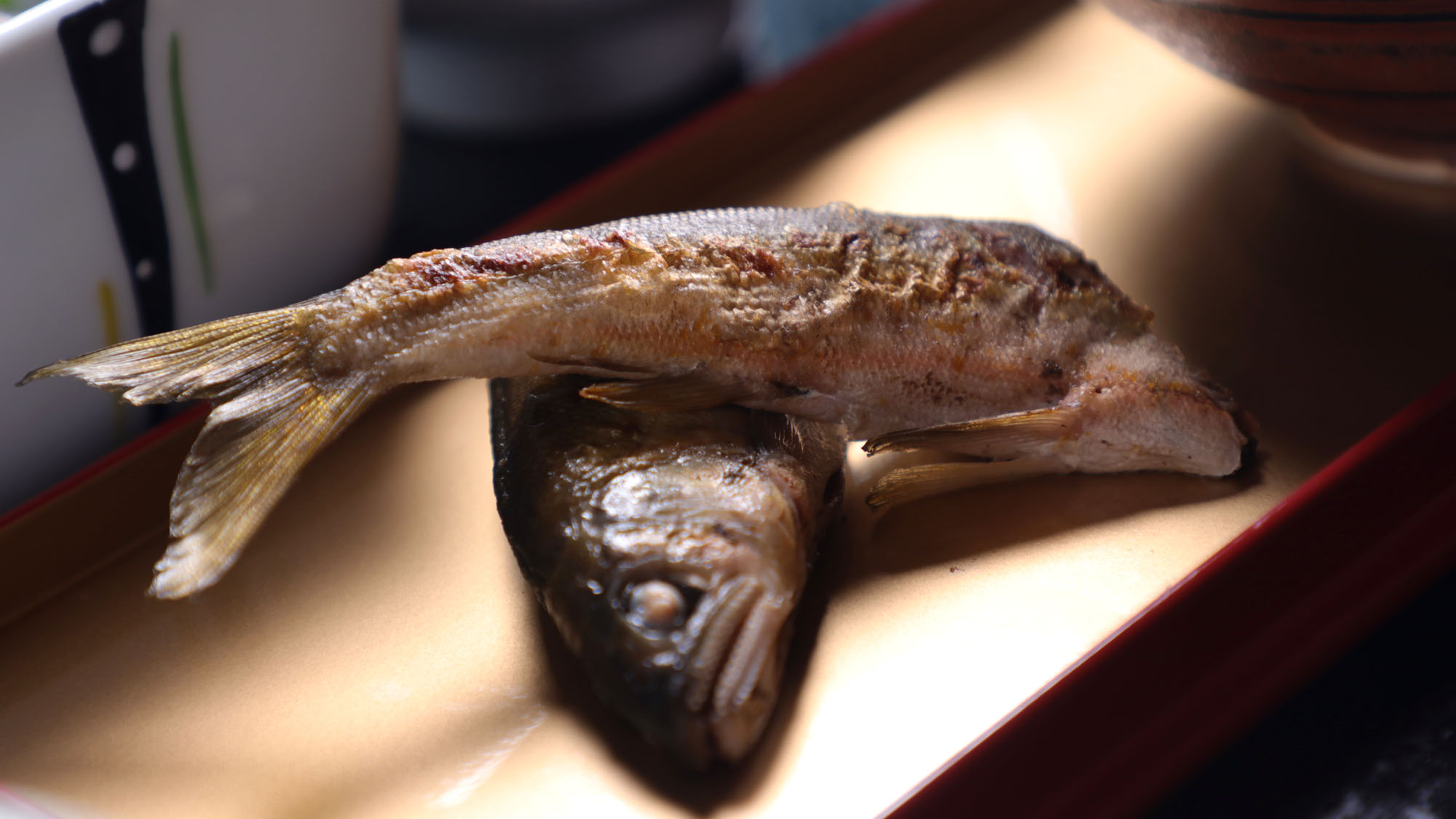 【朝食】川魚料理*