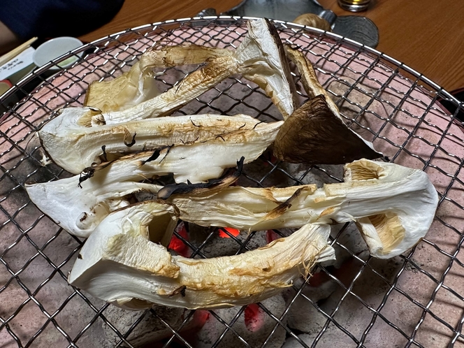 松茸七輪焼き