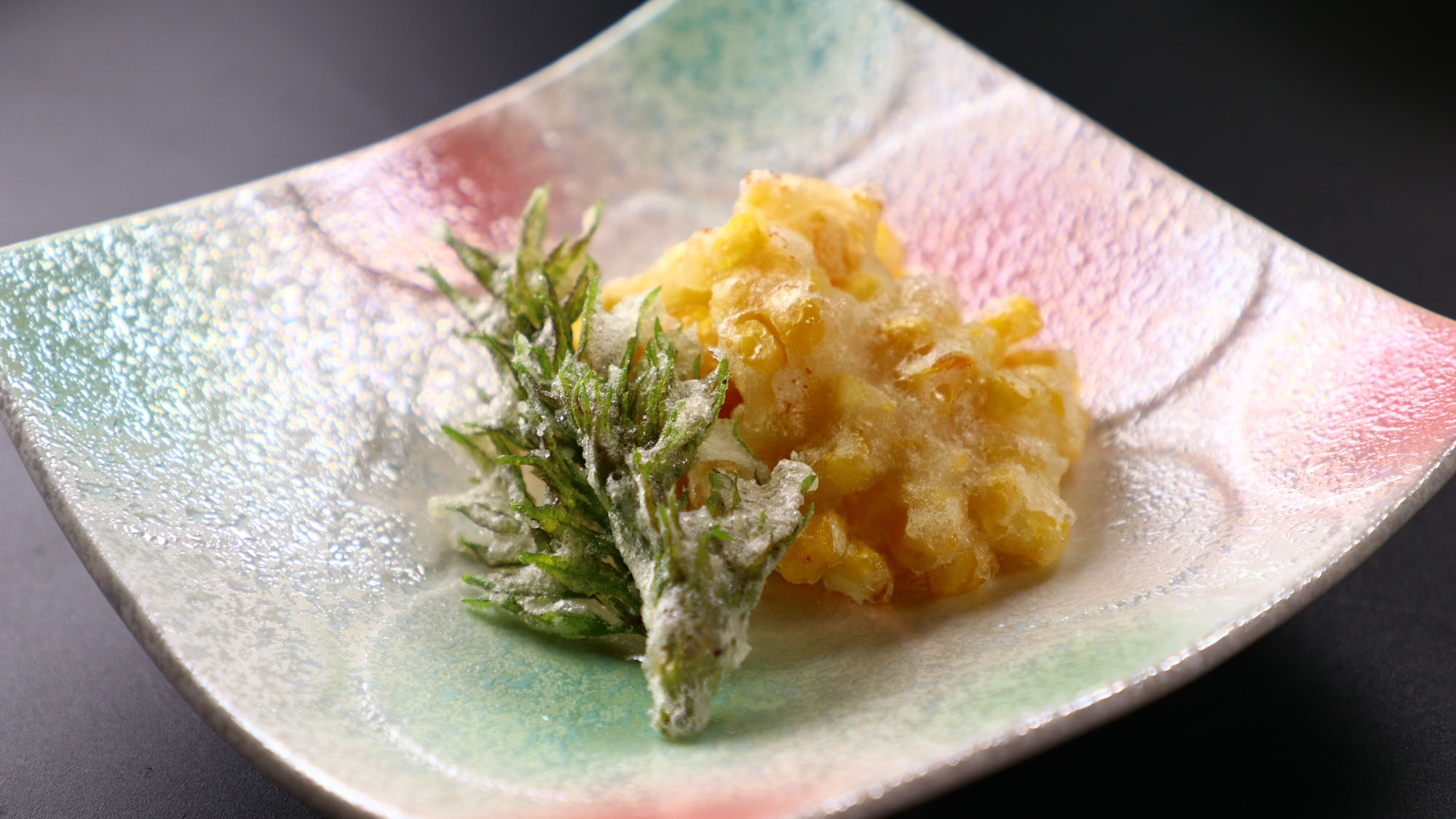 【夕食】季節の天麩羅*