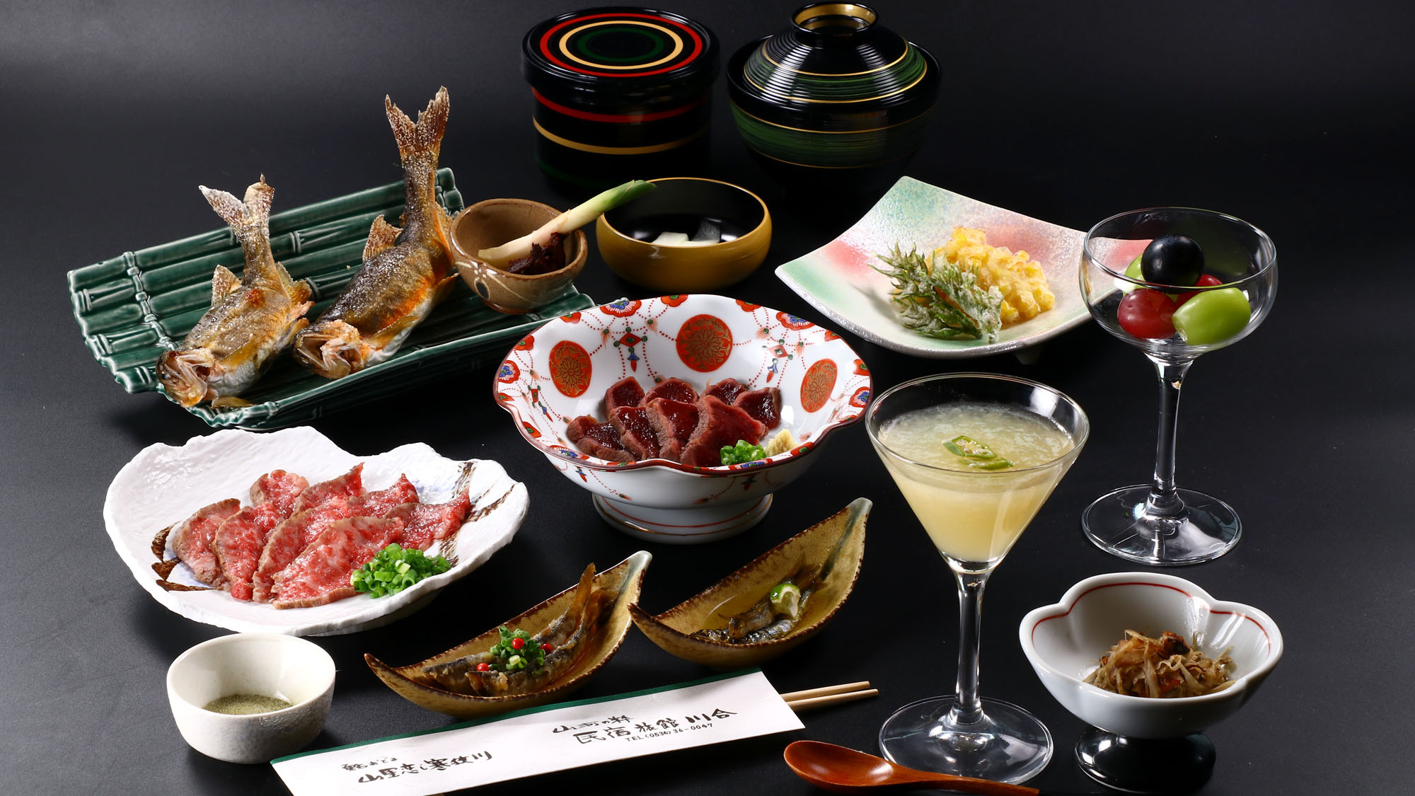 【夕食】希少な幻の和牛を味わうー源ーの一例*