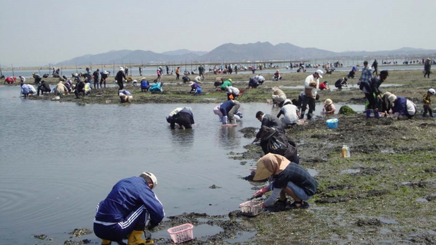 潮干狩り