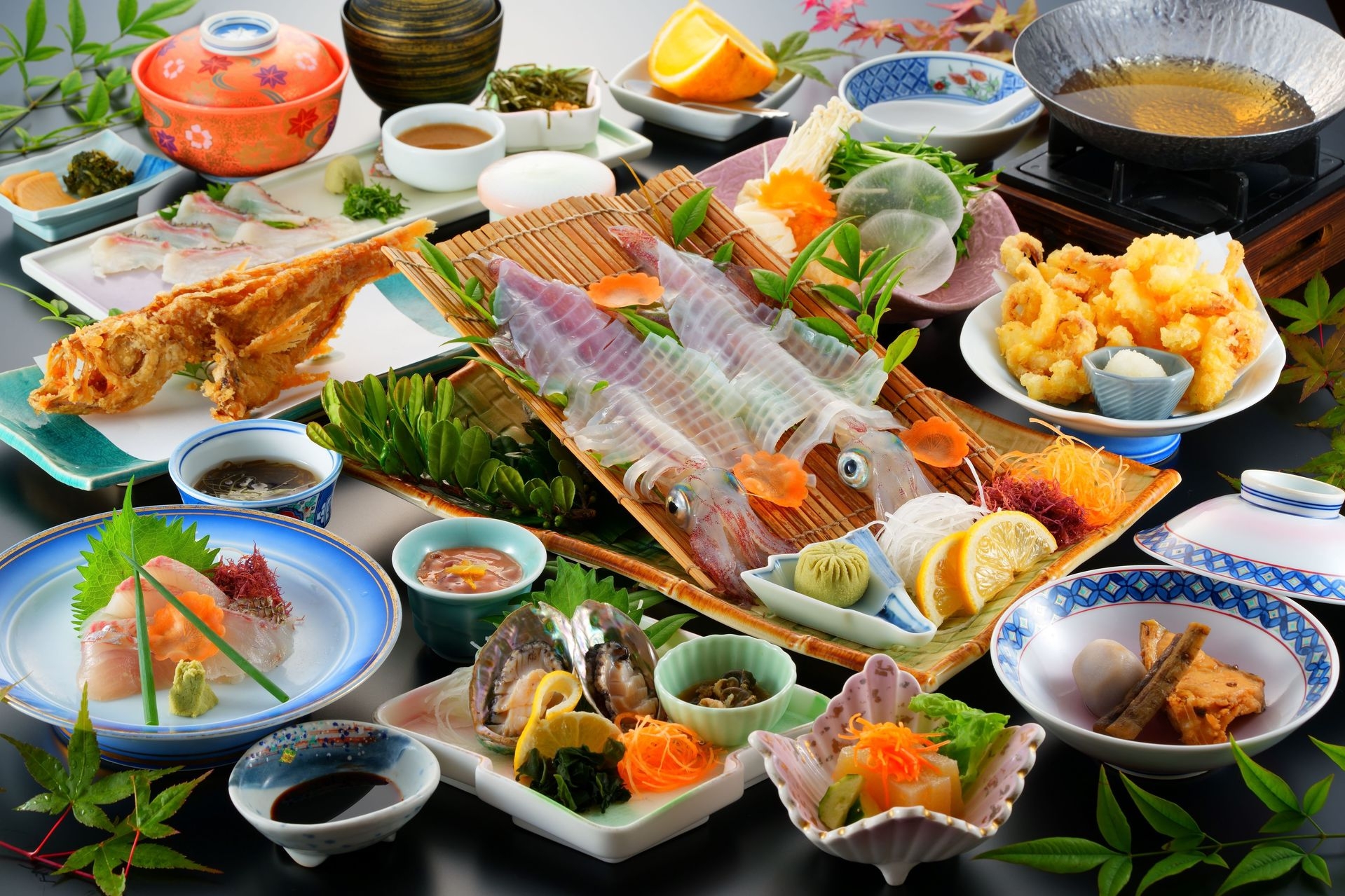 お夕食はお部屋食！傑作 呼子活イカと大人気“金目鯛の唐揚げ”が付いてる『よぶこプラン』