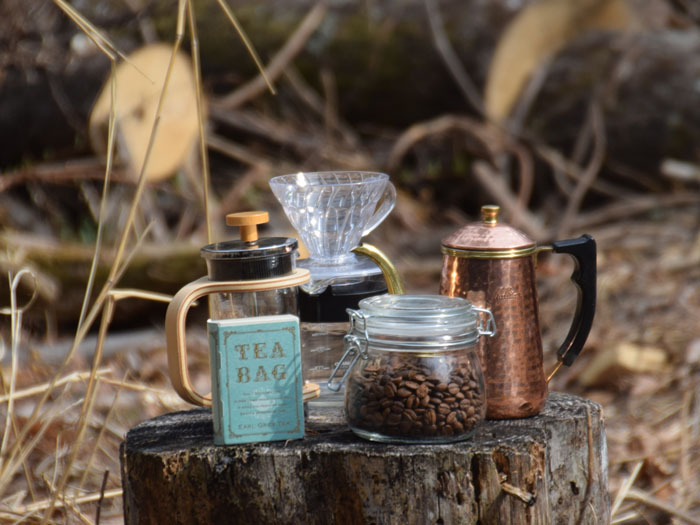 森でカフェタイム♪