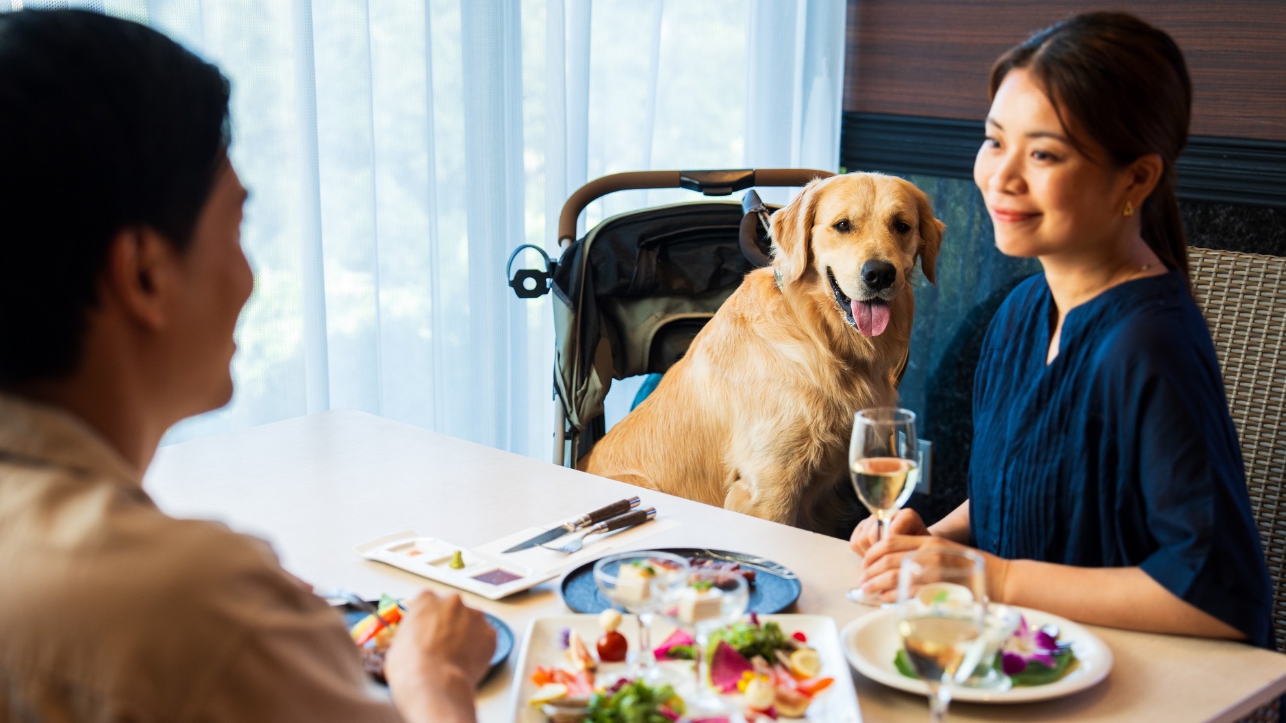 【モニタープラン】軽めの夕食で、愛犬と気軽にくにさきステイ＜ライトコース▼＞