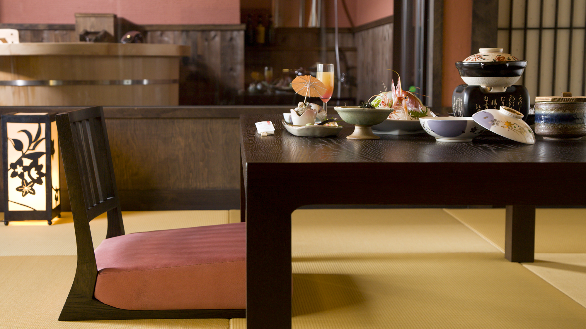 露天付客室　桜桃