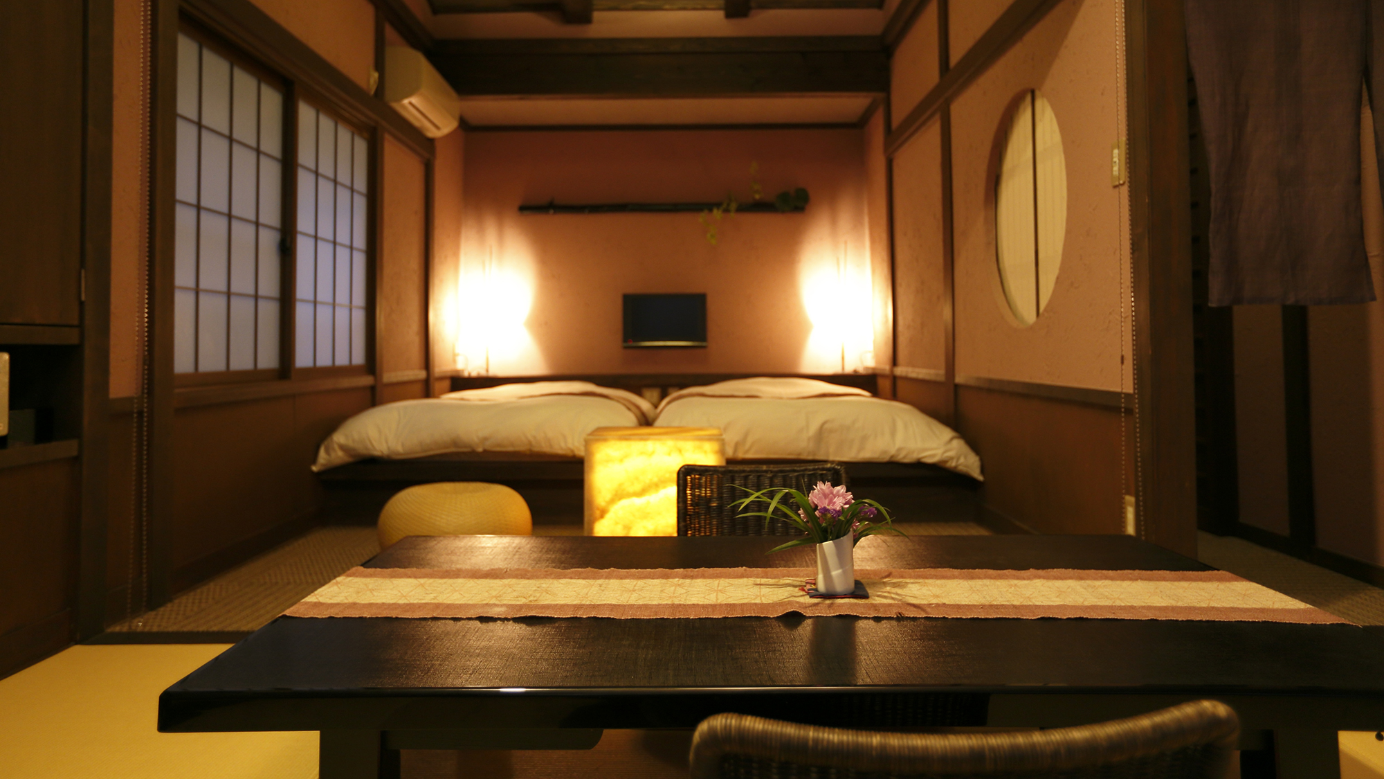 和ベッド客室　菖蒲