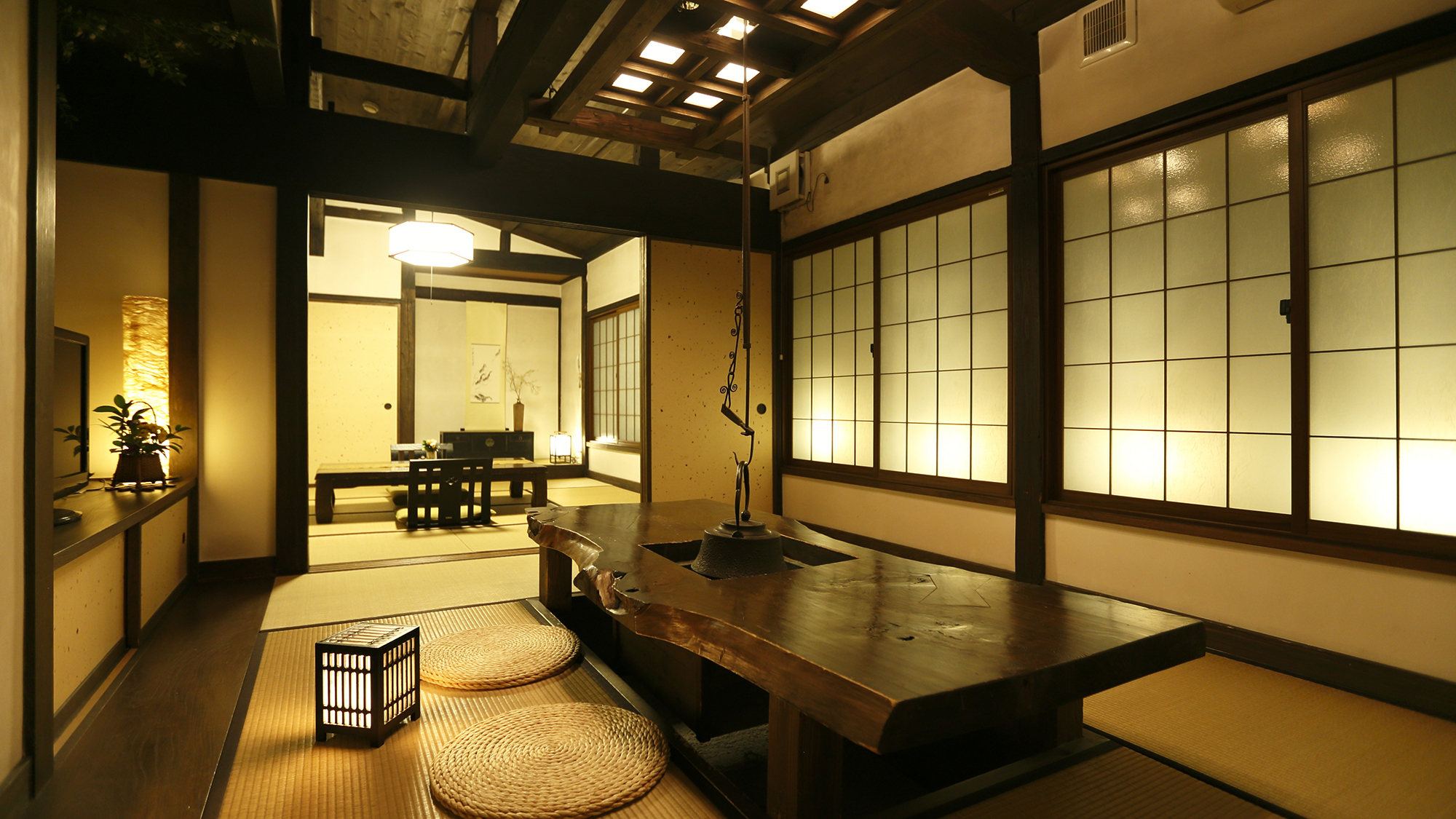 囲炉裏客室　山吹