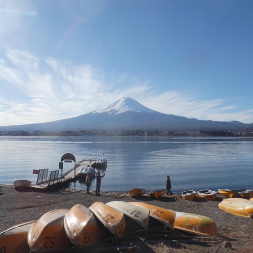 富士山と河口湖を望む★少人数向けコテージプラン