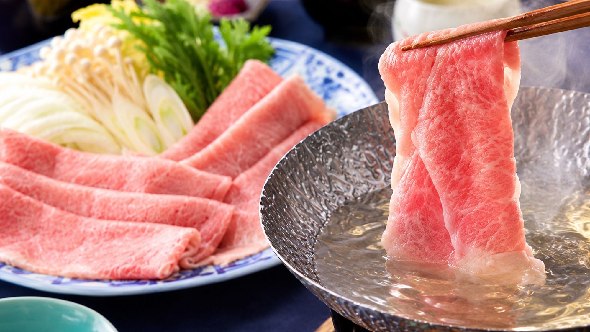 【月〜木限定/2食付】島根の誇る銘柄豚「石見ポーク」しゃぶしゃぶ御膳プラン｜スイート＆和室