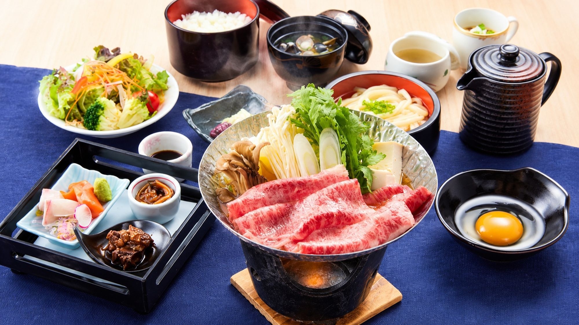 【月〜木限定/2食付】島根の至宝「かつべ和牛」すき焼き御膳プラン｜スイート＆和室