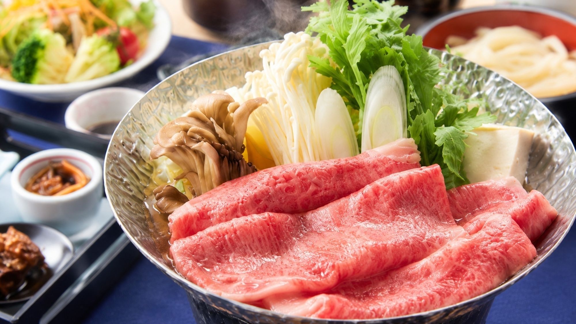 【月〜木限定/2食付】島根の至宝「かつべ和牛」すき焼き御膳プラン｜スイート＆和室