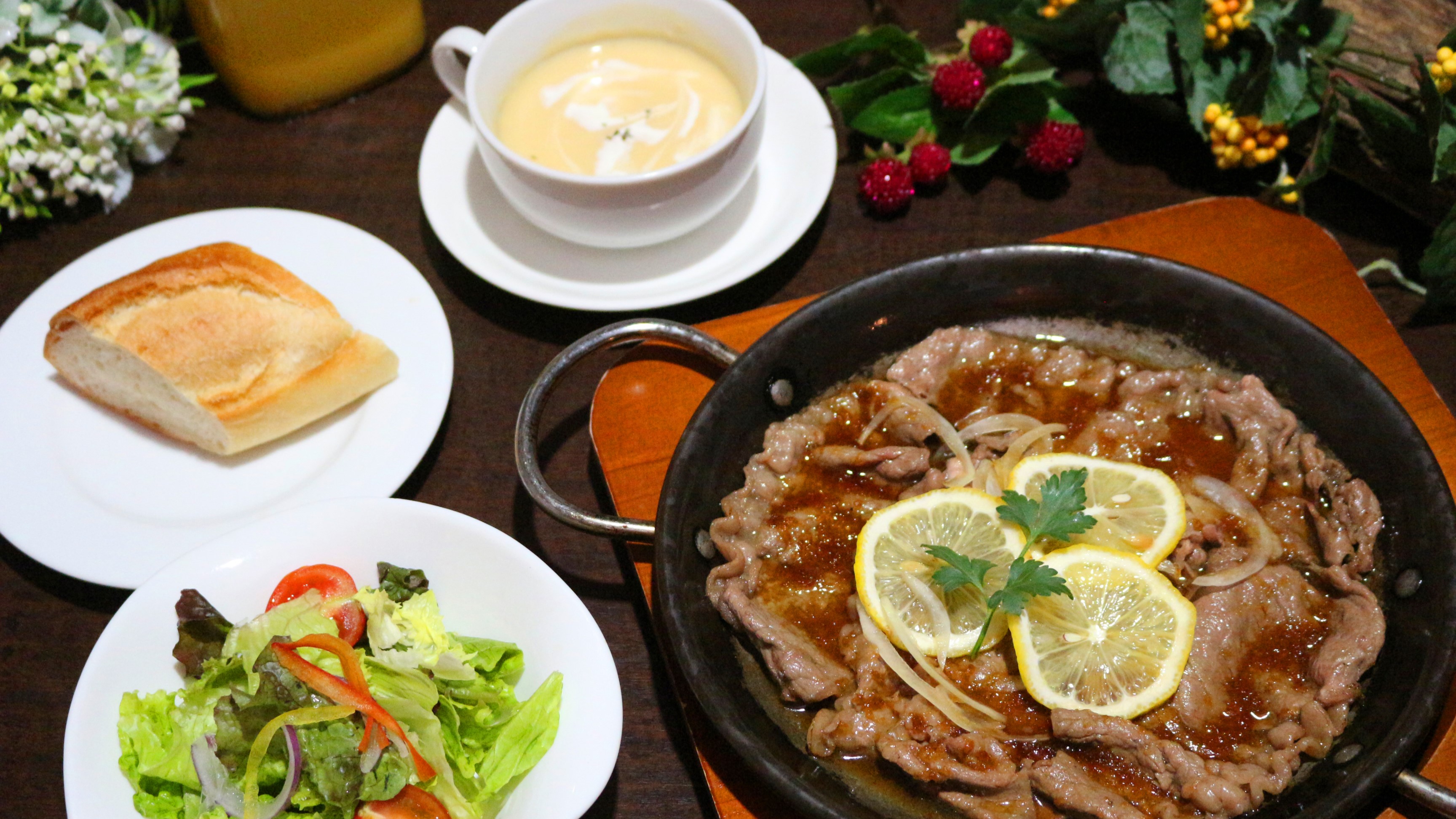 佐世保レモンステーキセット