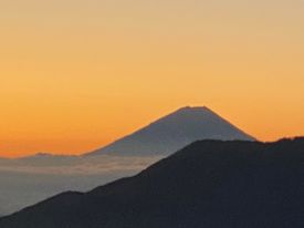 パノラマから富士山
