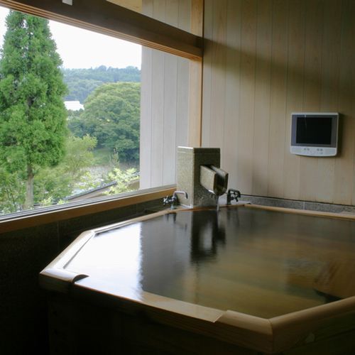 Guest room with open-air bath - Japanese-Western style room, 3rd floor -