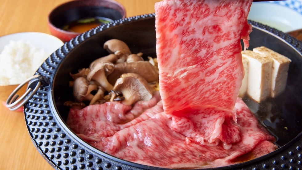 【2食付】 A5等級天草サーロインすき焼き”WAGYU SUKIYAKI極”人気プランコラボ