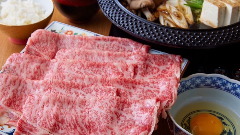 【2食付】 A5等級天草サーロインすき焼き”WAGYU SUKIYAKI極”人気プランコラボ