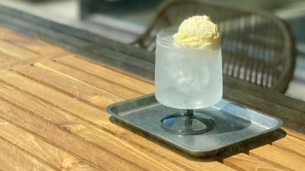 【amaotoカフェ】透明なクリームソーダ