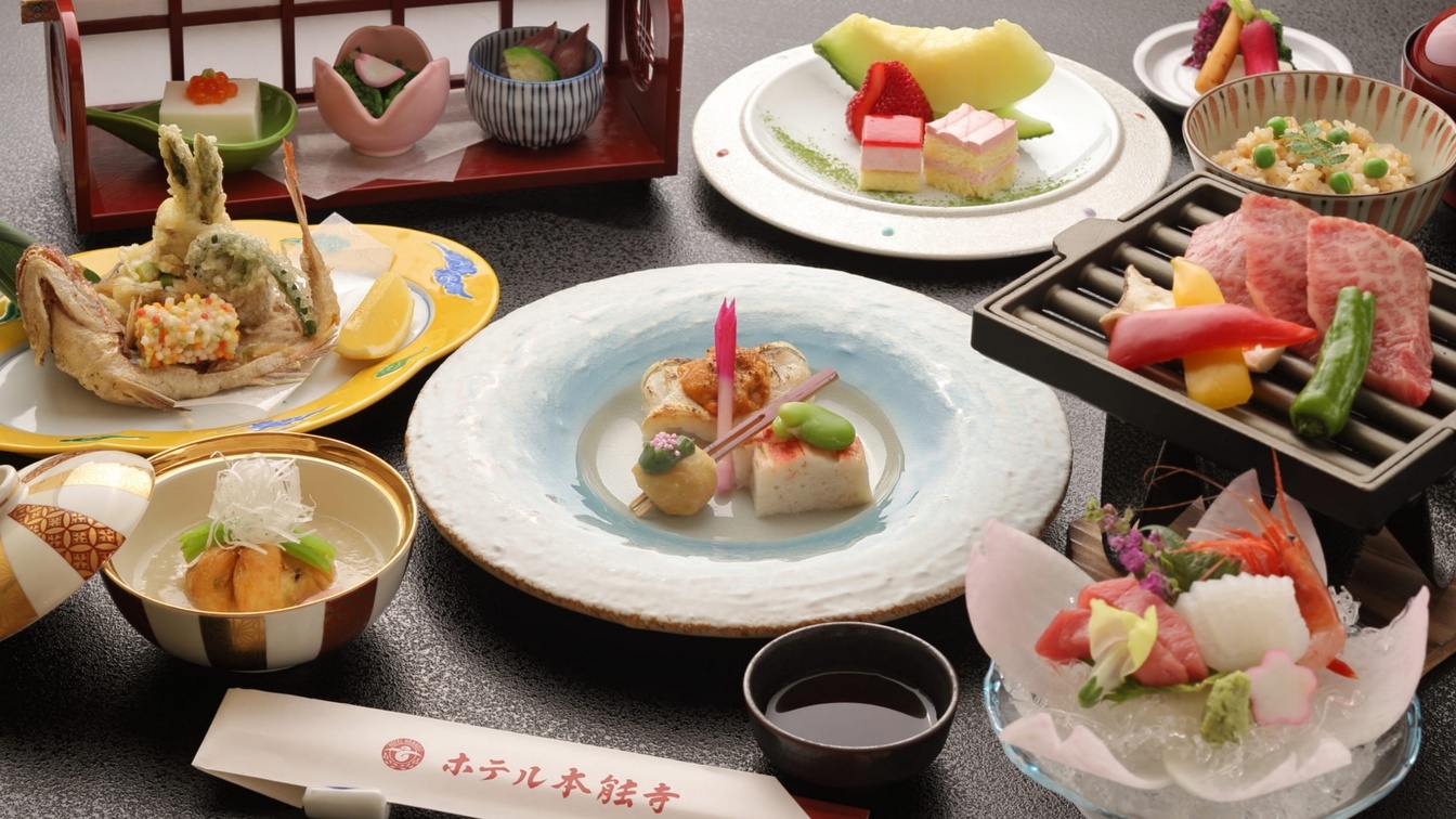 【楽天月末セール】当館一番人気！京都の季節の会席と朝食を「本能寺」で味わう♪信長会席プラン