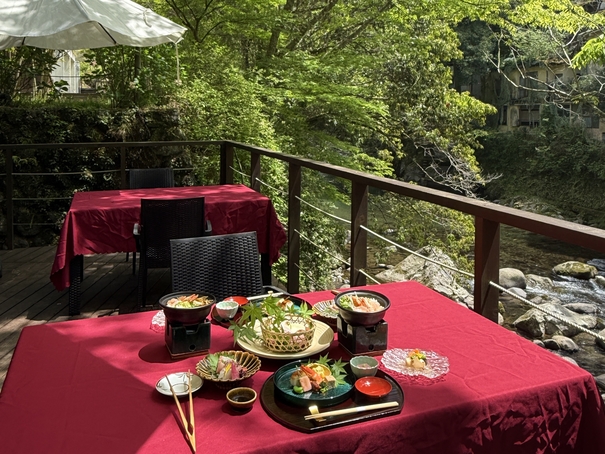 【2026年Newオープン】川床テラスでご夕食プラン