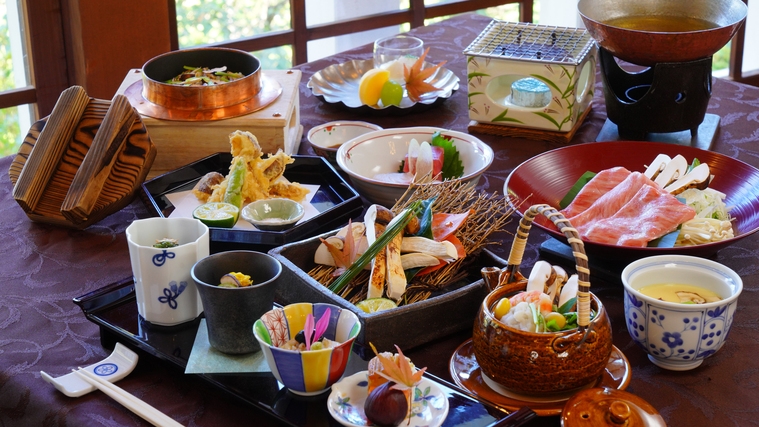 【９/１〜１１/９限定】松茸尽くしプラン　〜松茸料理７品の松茸会席〜