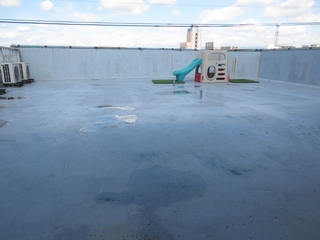 気分転換に屋上へ