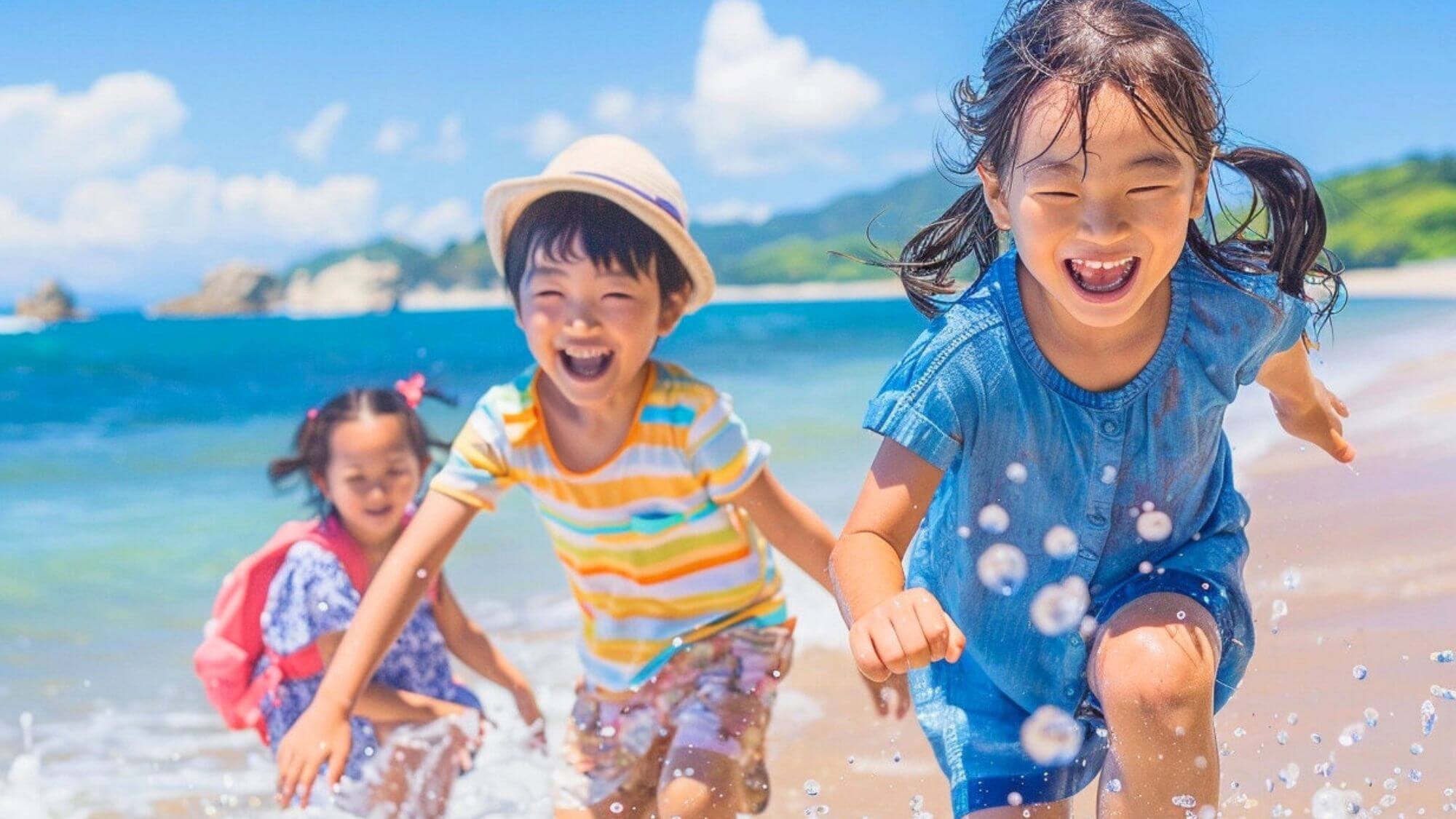 【夏休みファミリー】海水浴場まで走って1分！お子様に花火特典付♪氷見の海の幸＜旬尽くしコース＞