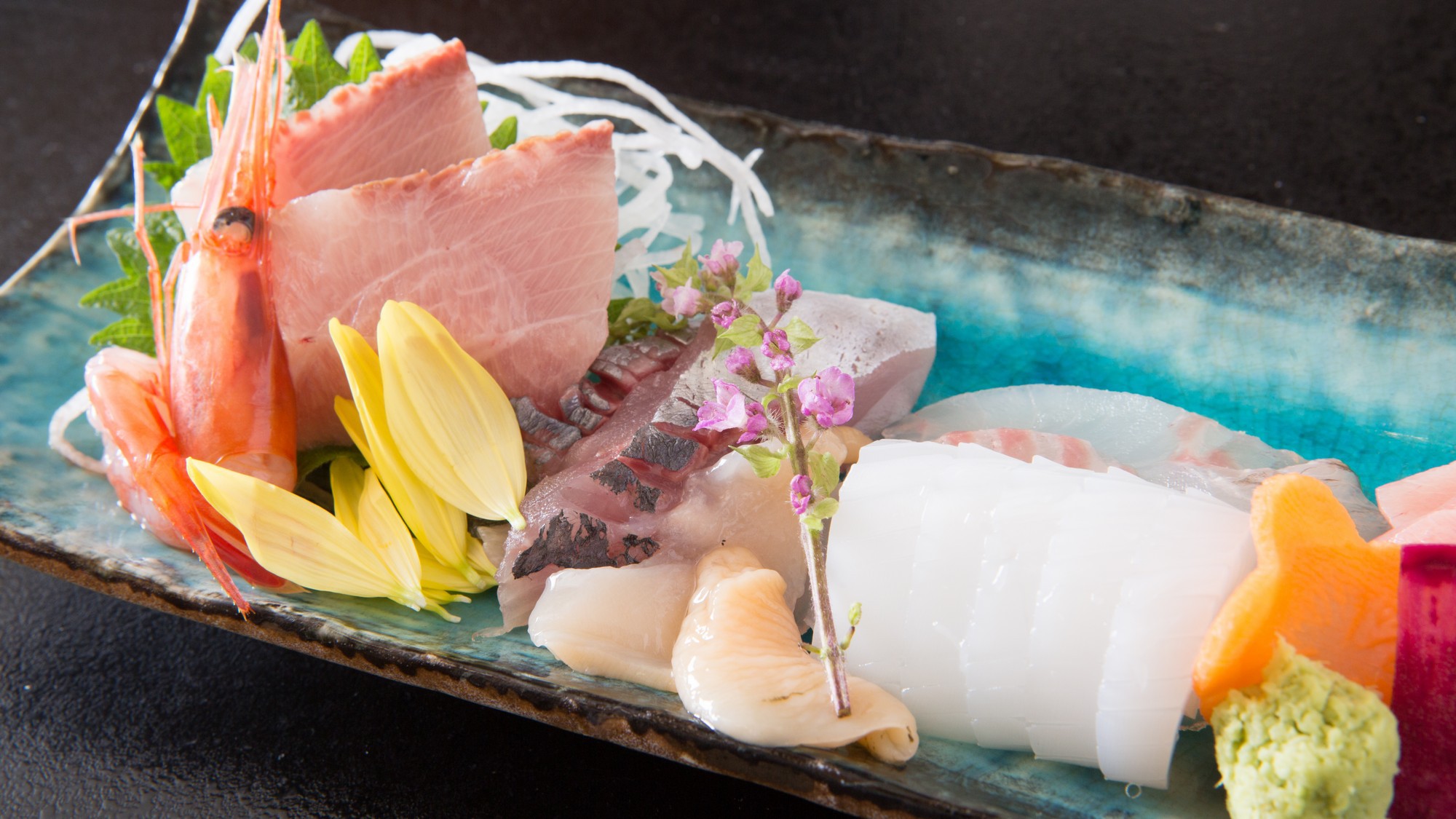 【地物あわび付】ふたりで1コ♪富山湾のアワビとお造りプラン！鮑は焼きorお刺身（2食付）