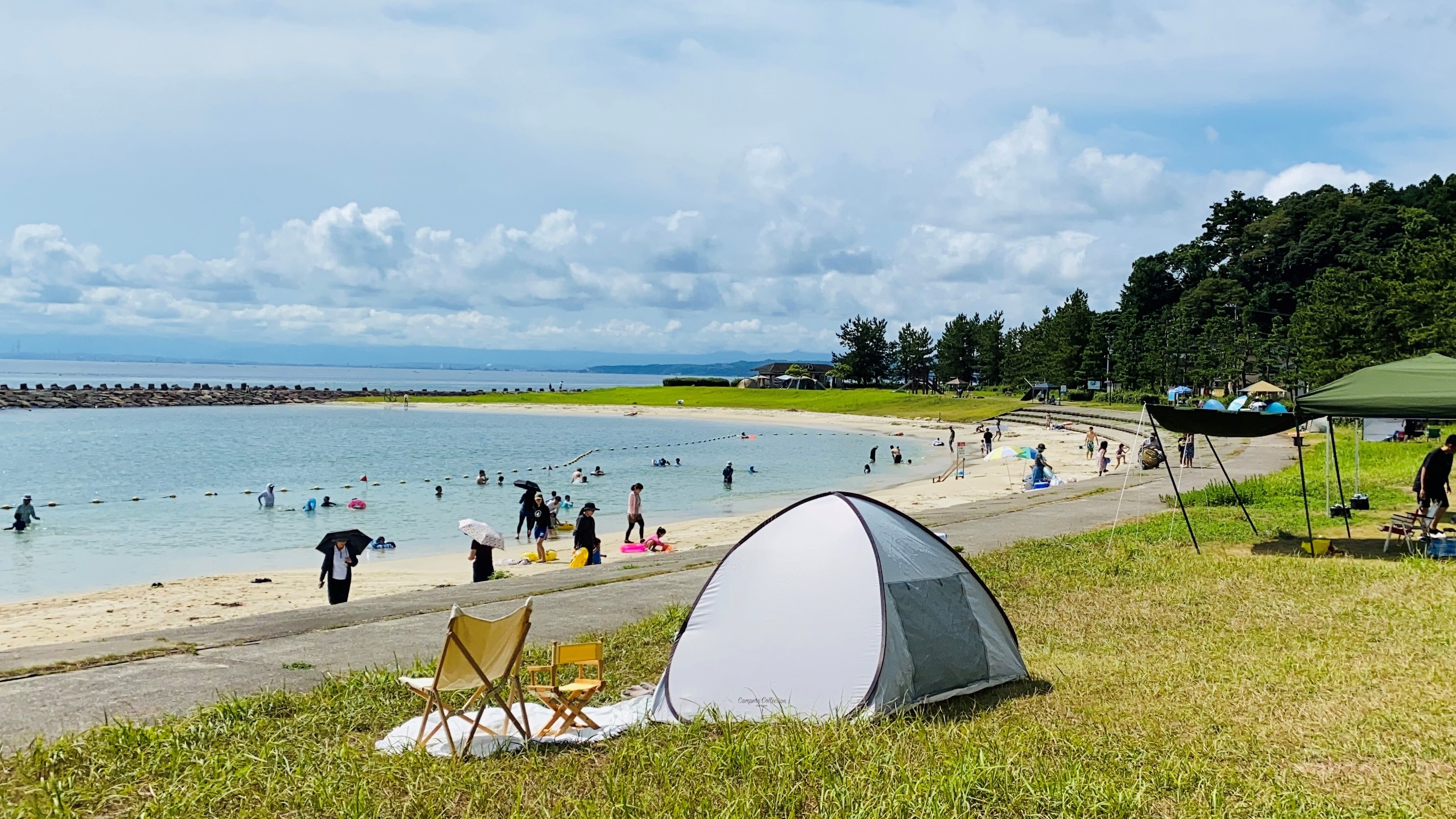 【氷見観光】白浜海水浴場「小境海岸CCZ」