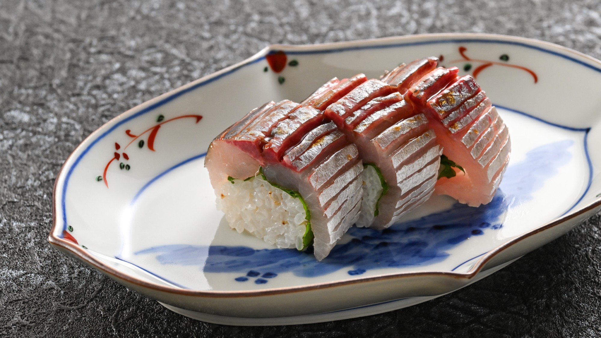 【料理一例】鯵の棒寿司