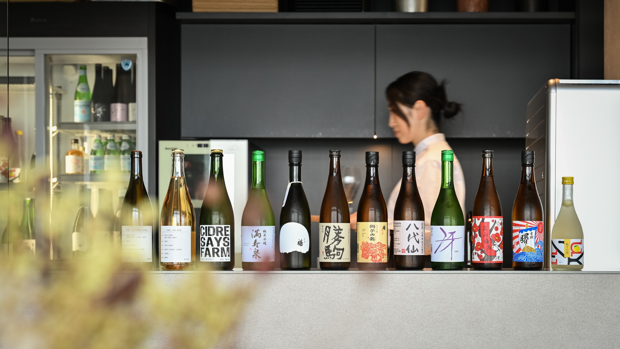 【料理イメージ】食事に合う地元の日本酒やワインを各種ご用意しております。