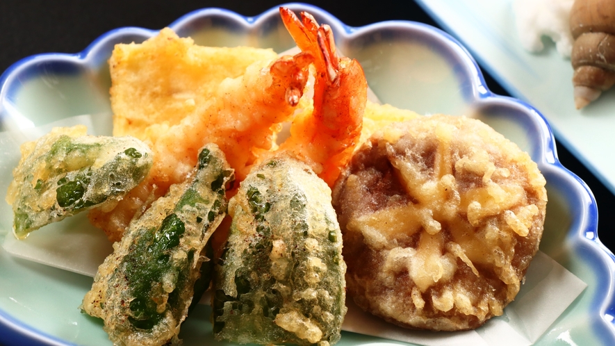 夕食　一例　天ぷら