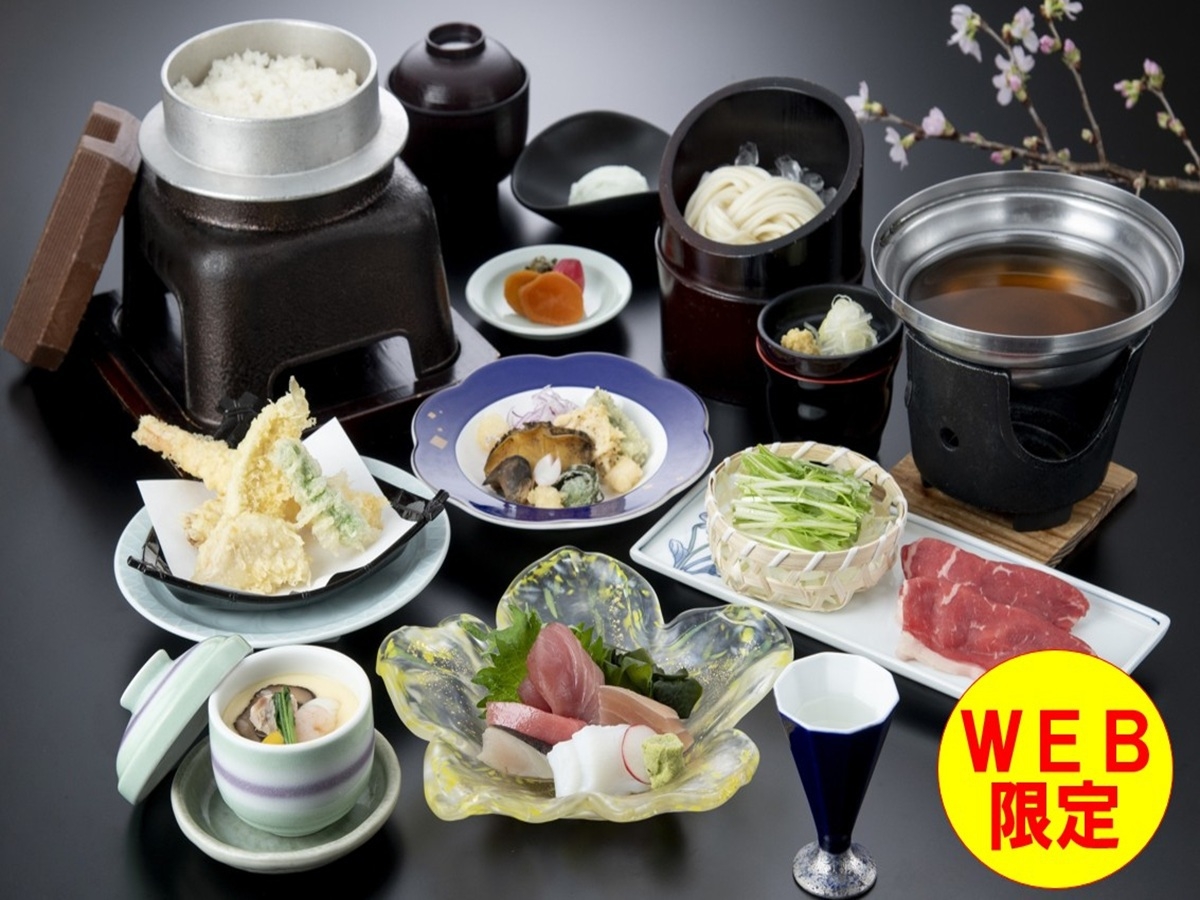 【WEB限定】厳選造里＆牛しゃぶ付の華会席／お値段重視＠16，500円〜【現金精算のみ】5/31まで