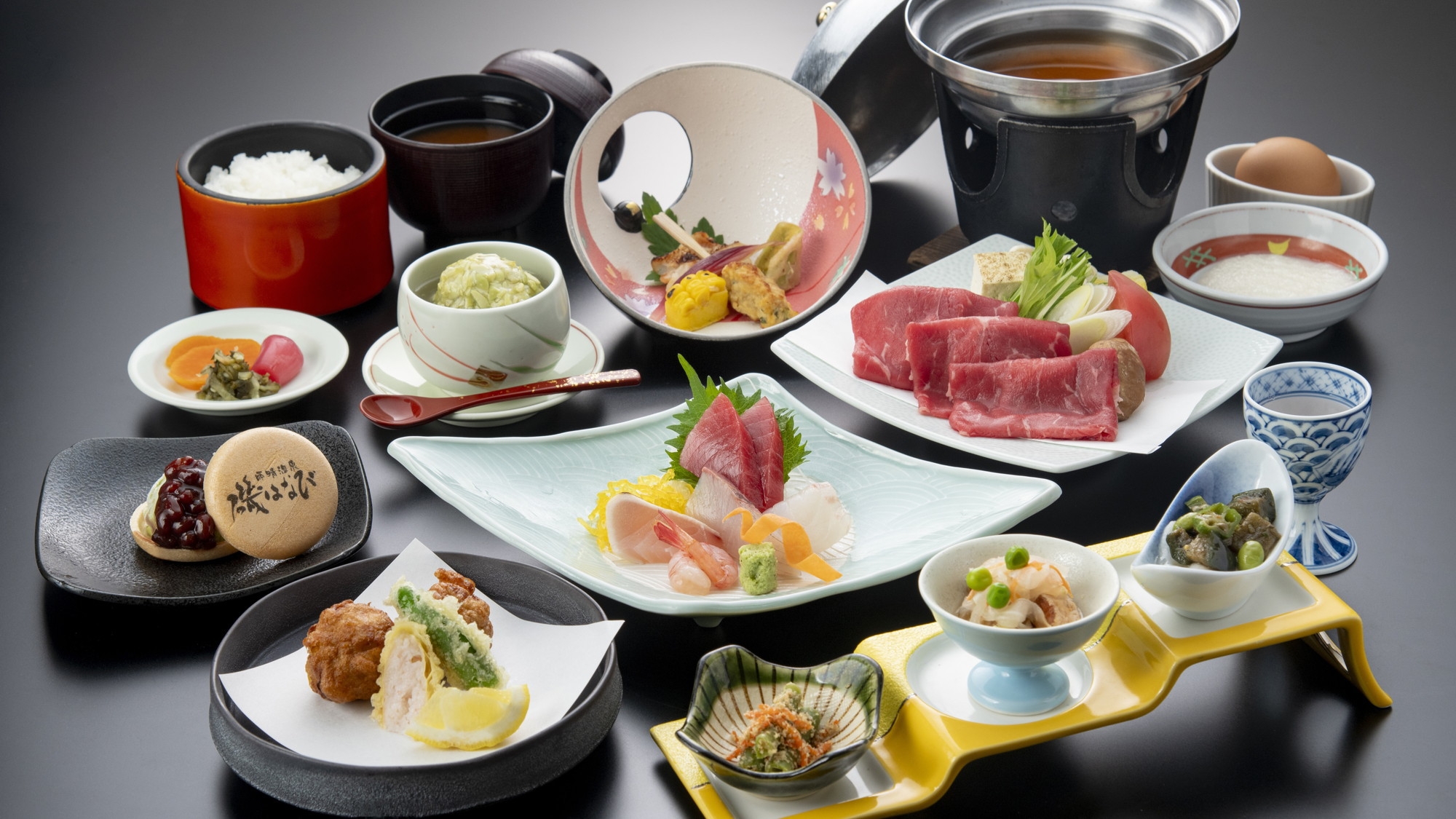 【逸品会席「葵」／1泊2食付】夏の食材を盛込んだ料理を満喫！美食＆温泉三昧旅が叶う！　8/31まで